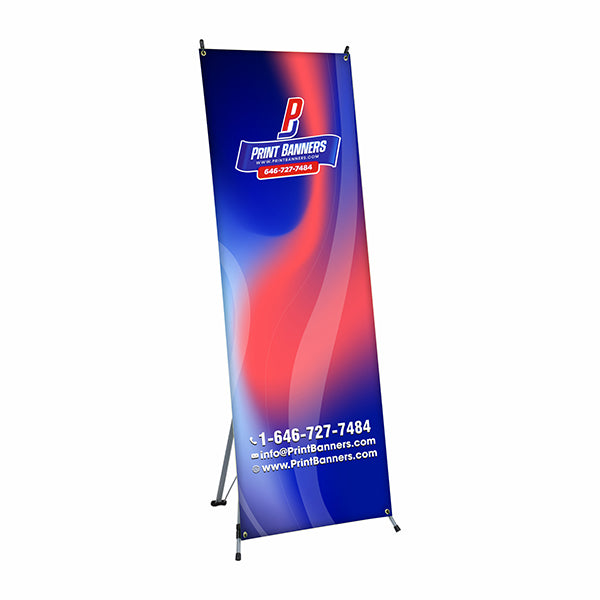 X Banner Stands New York, Custom X Banners Near Me, Same Day X Banner