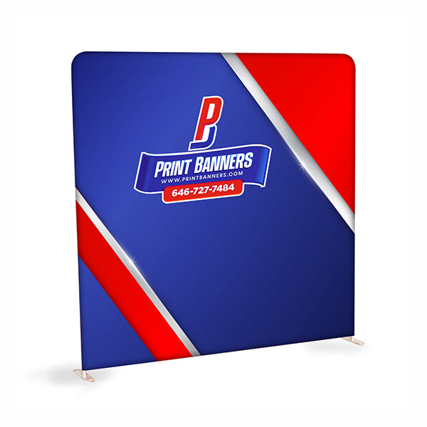 Tension Fabric Display – Straight Shape, Stretch Graphics, Backdrops ...