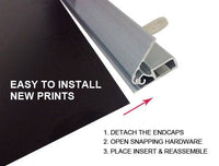 Load image into Gallery viewer, Snap Poster Hanger 36&quot; (W) - Print Banners NYC

