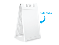 Load image into Gallery viewer, White Deluxe Signicade - Print Banners NYC
