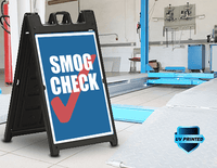 Load image into Gallery viewer, Black Deluxe Signicade - Print Banners NYC
