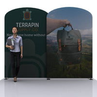 Load image into Gallery viewer, 10 ft. Kit H EZ Tube® Connect Single-Sided (Graphic Package) - Print Banners NYC
