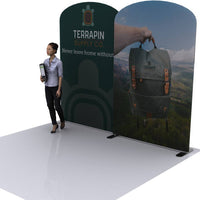 Load image into Gallery viewer, 10 ft. Kit H EZ Tube® Connect Single-Sided (Graphic Package) - Print Banners NYC
