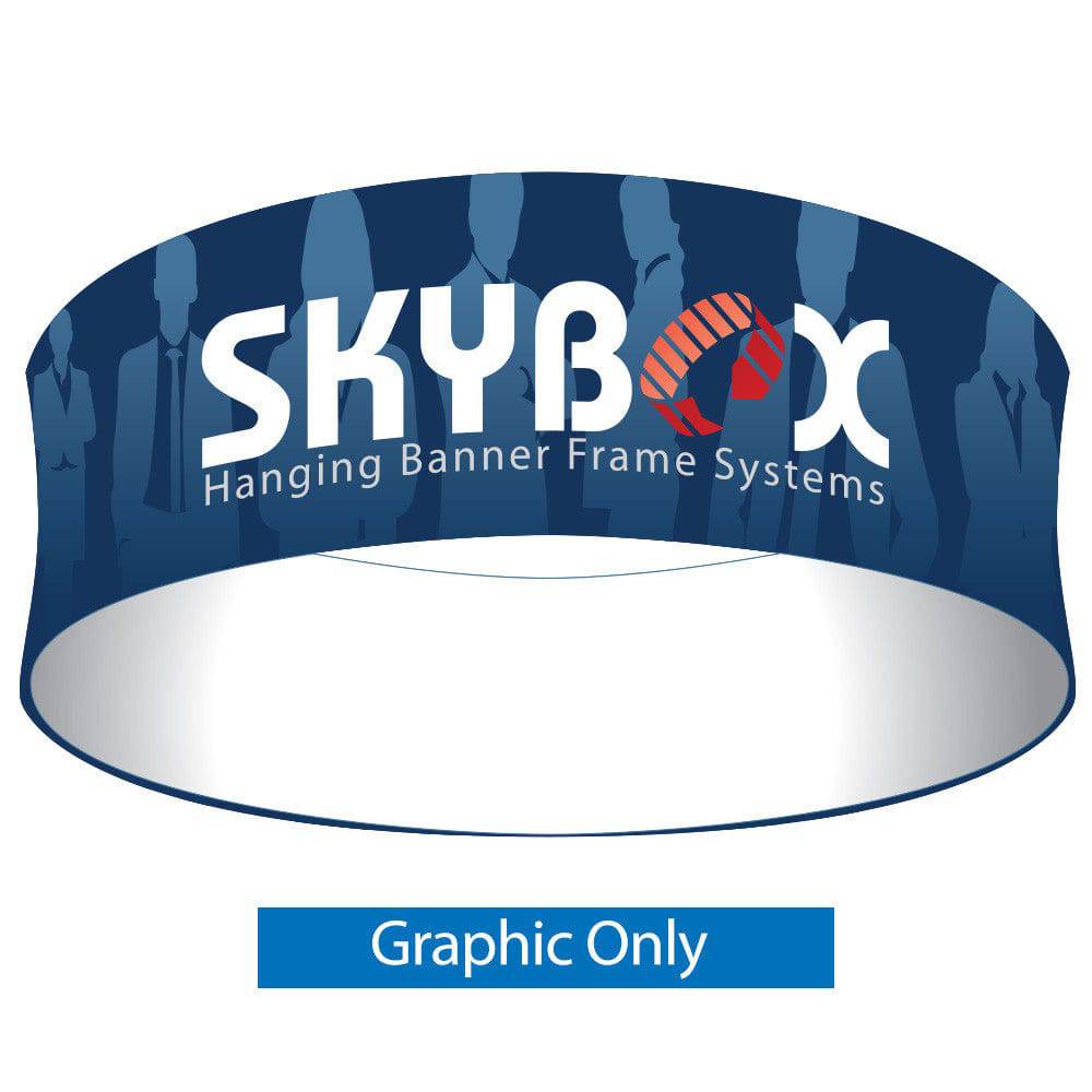 12 x 3 ft. Hanging Banner Circle Single-Sided (Graphic Only) - Print Banners NYC