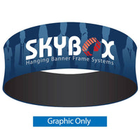 Load image into Gallery viewer, 10 x 2 ft. Hanging Banner Circle Single-Sided (Graphic Only) - Print Banners NYC
