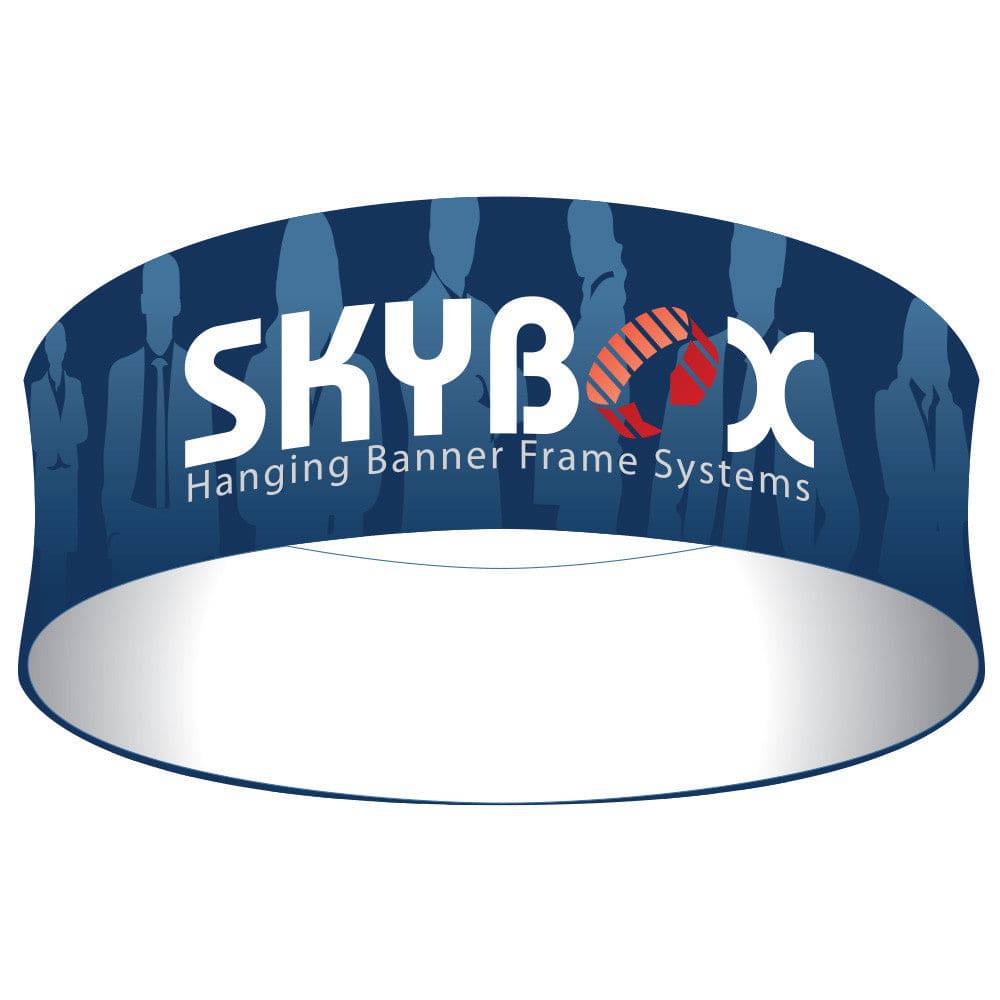 10 x 3.5 ft. Hanging Banner Circle Single-Sided (Graphic Package) - Print Banners NYC