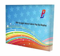 Load image into Gallery viewer, 10ft Straight Velcro Fabric Pop Up Display - Print Banners NYC
