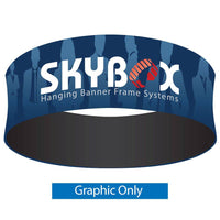 Load image into Gallery viewer, 12 x 6 ft. Hanging Banner Circle Single-Sided (Graphic Only) - Print Banners NYC
