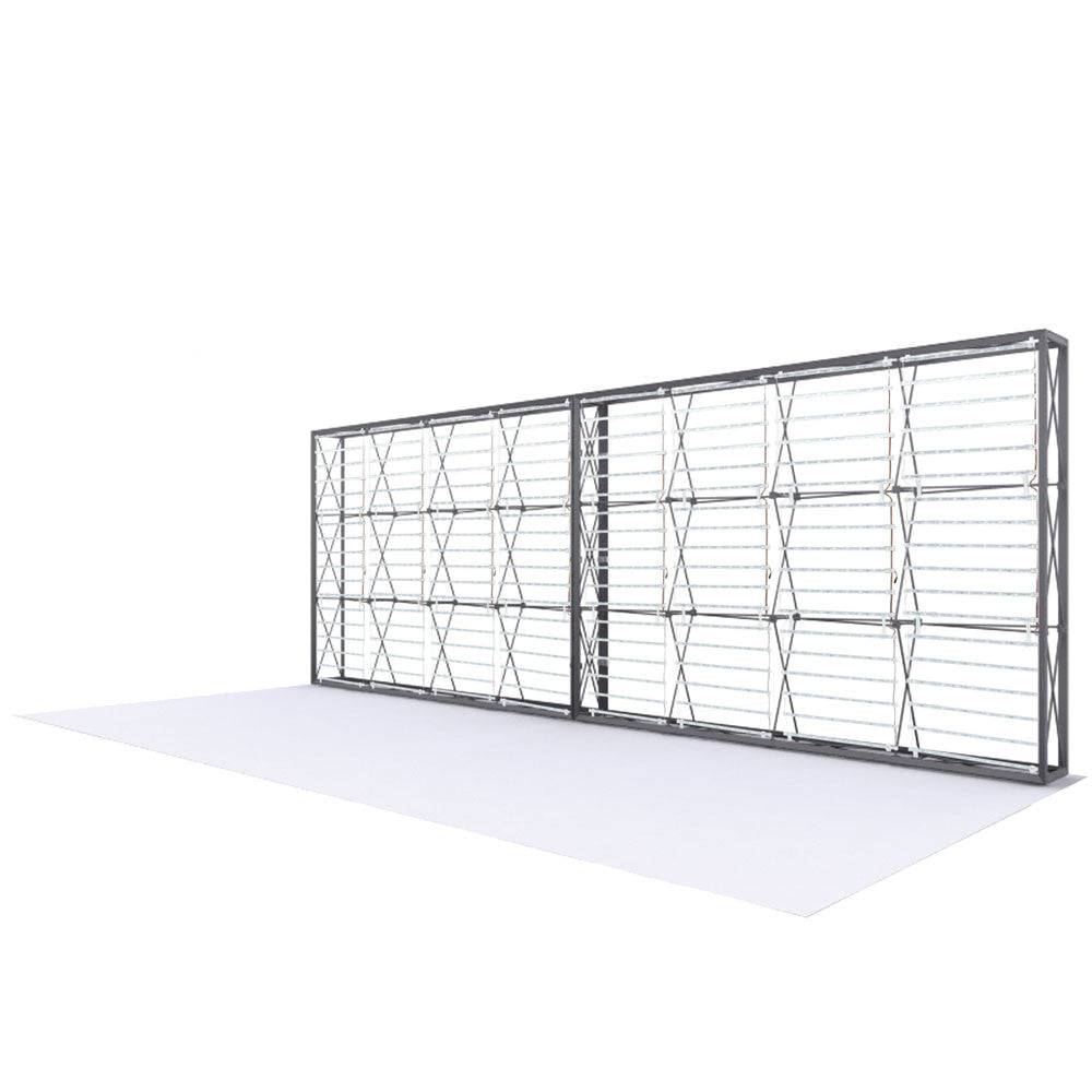 20 ft. Lumiere Light Wall Configuration D (Hardware Only) - PrintBanners