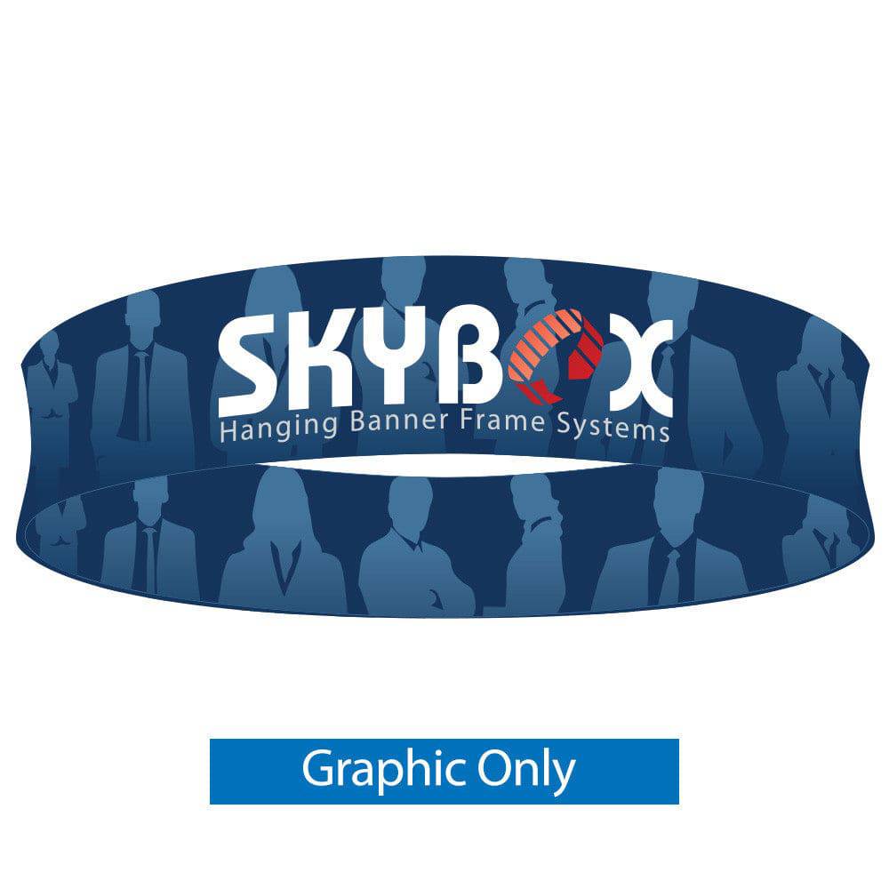 20 x 2.7 ft. Hanging Banner Circle Double-Sided (Graphic Only) - Print Banners NYC