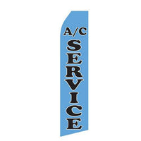 Load image into Gallery viewer, Air Conditioning Service Econo Stock Flag - Print Banners NYC
