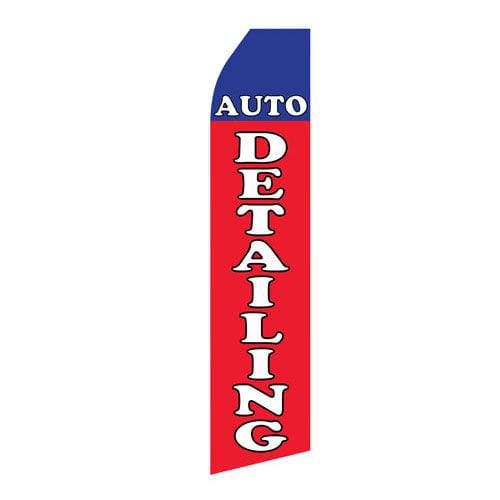 Auto Detailing Econo Stock Flag - PrintBanners