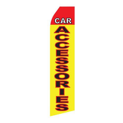 Car Accessories Econo Stock Flag - PrintBanners