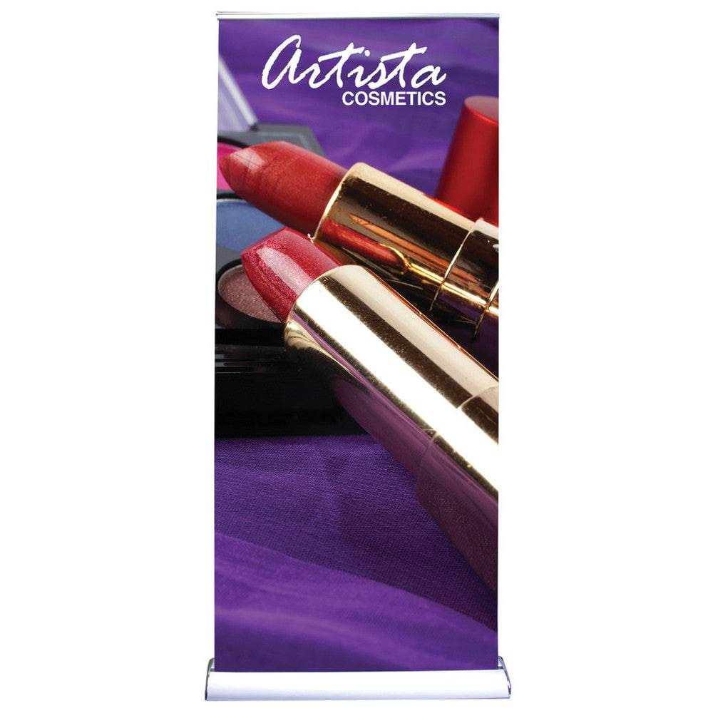 33.5 x 92 in. Contour Retractable Banner Stand (Graphic Package) - Print Banners NYC