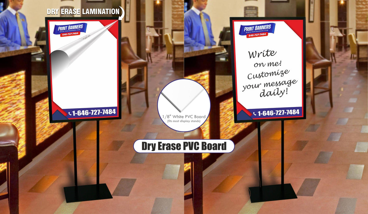 Dry Erase PVC Board - Print Banners NYC