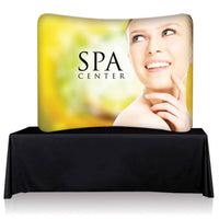 Load image into Gallery viewer, 8 ft. EZ Tube Curve Table Top - Print Banners NYC

