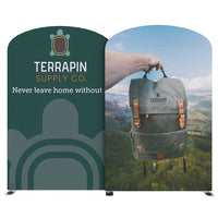 Load image into Gallery viewer, 10 ft. Kit H EZ Tube® Connect Double-Sided (Graphic Package) - Print Banners NYC
