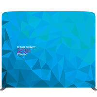Load image into Gallery viewer, 10 ft. EZ Tube® Connect Straight Top Double-Sided (Graphic Package) - Print Banners NYC
