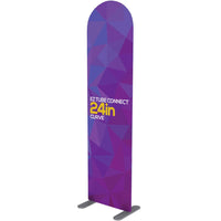 Load image into Gallery viewer, 2 ft. EZ Tube® Connect Curved Top Double-Sided (Graphic Package) - Print Banners NYC
