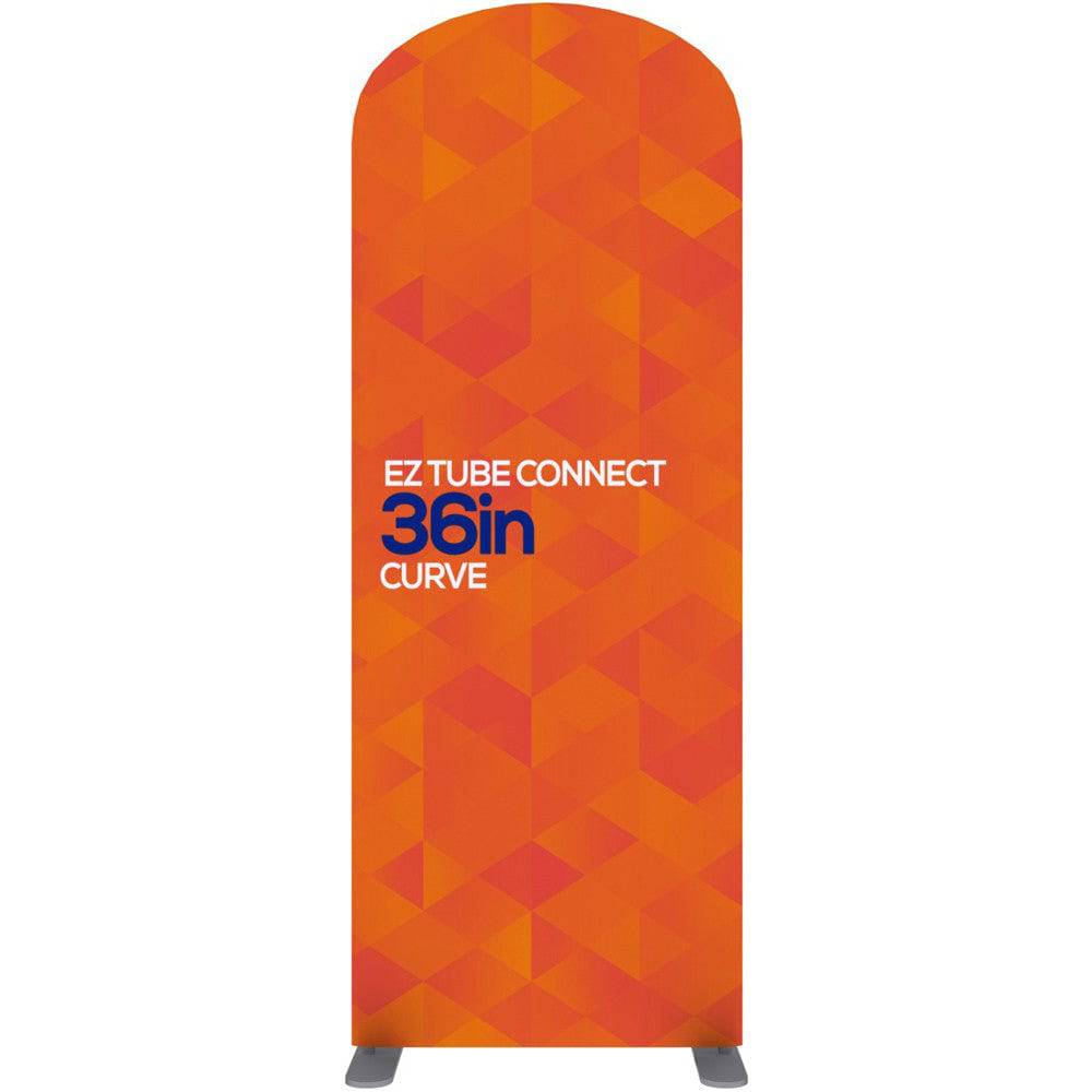 3 ft. EZ Tube® Connect Curved Top Double-Sided (Graphic Package) - Print Banners NYC