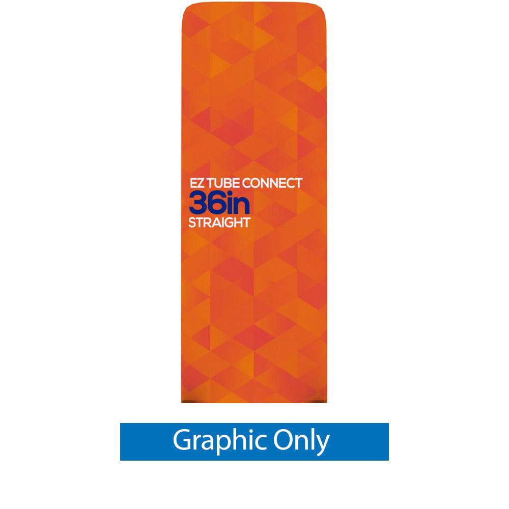 3 ft. EZ Tube® Connect Straight Top Double-Sided (Graphic Only) - PrintBanners