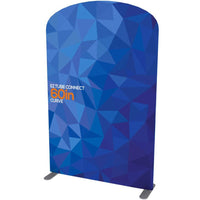 Load image into Gallery viewer, 5 ft. EZ Tube® Connect Curved Top Double-Sided (Graphic Package) - Print Banners NYC
