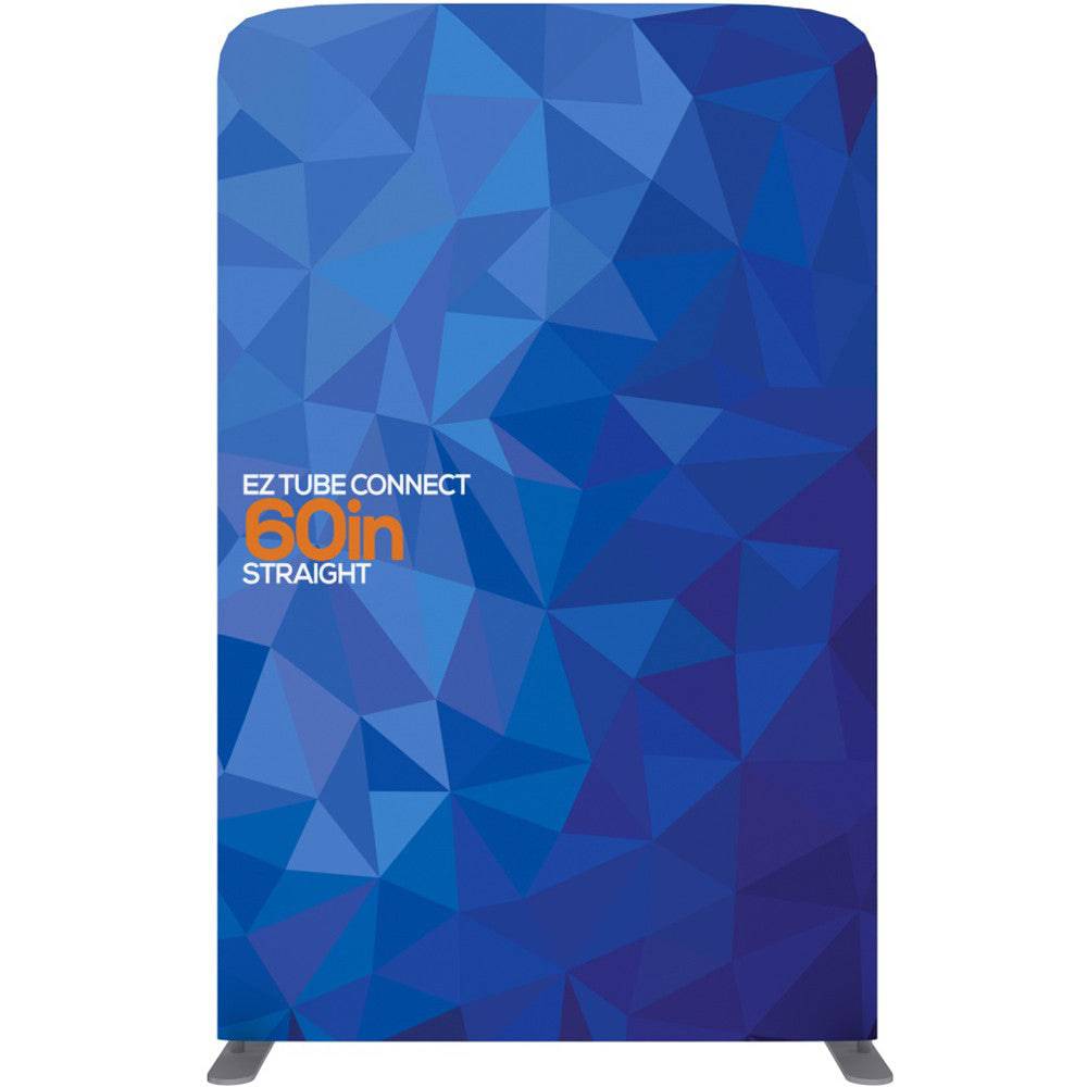 5 ft. EZ Tube® Connect Straight Top Double-Sided (Graphic Package) - Print Banners NYC