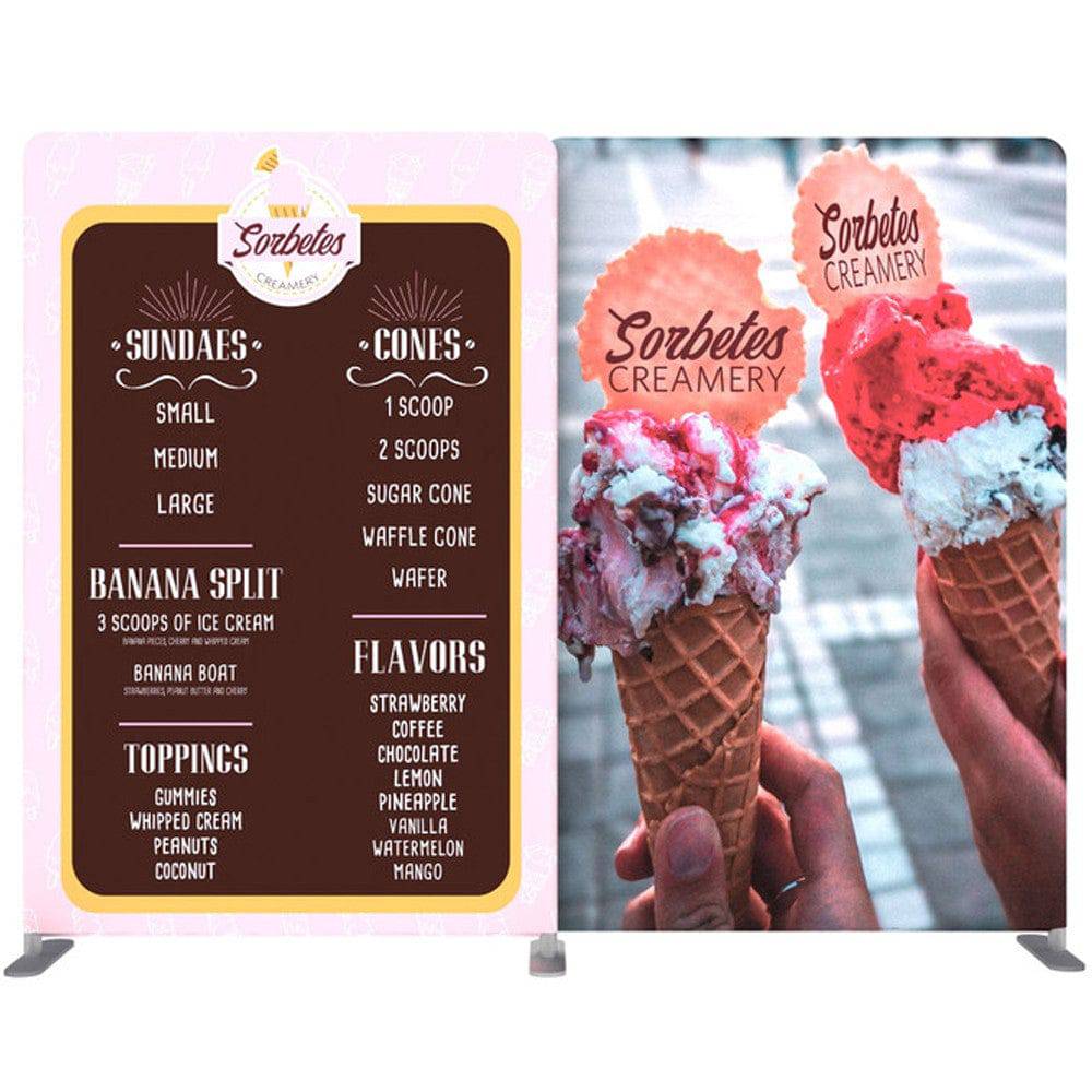 10 ft. Kit B EZ Tube Connect Backlit Single-Sided (Graphic Package) - PrintBanners