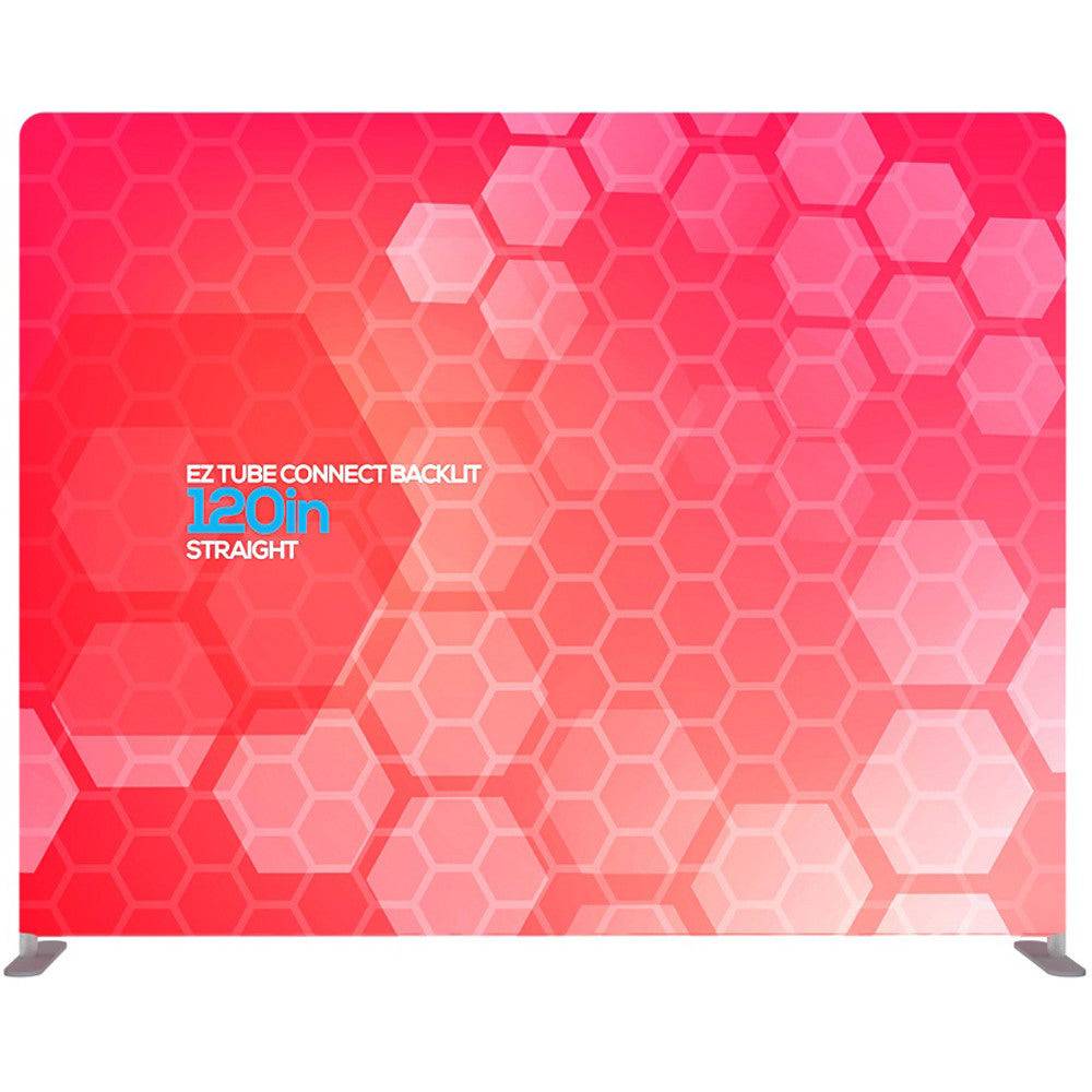 10 ft. EZ Tube Connect Straight Top Backlit Single-Sided (Graphic Package) - PrintBanners