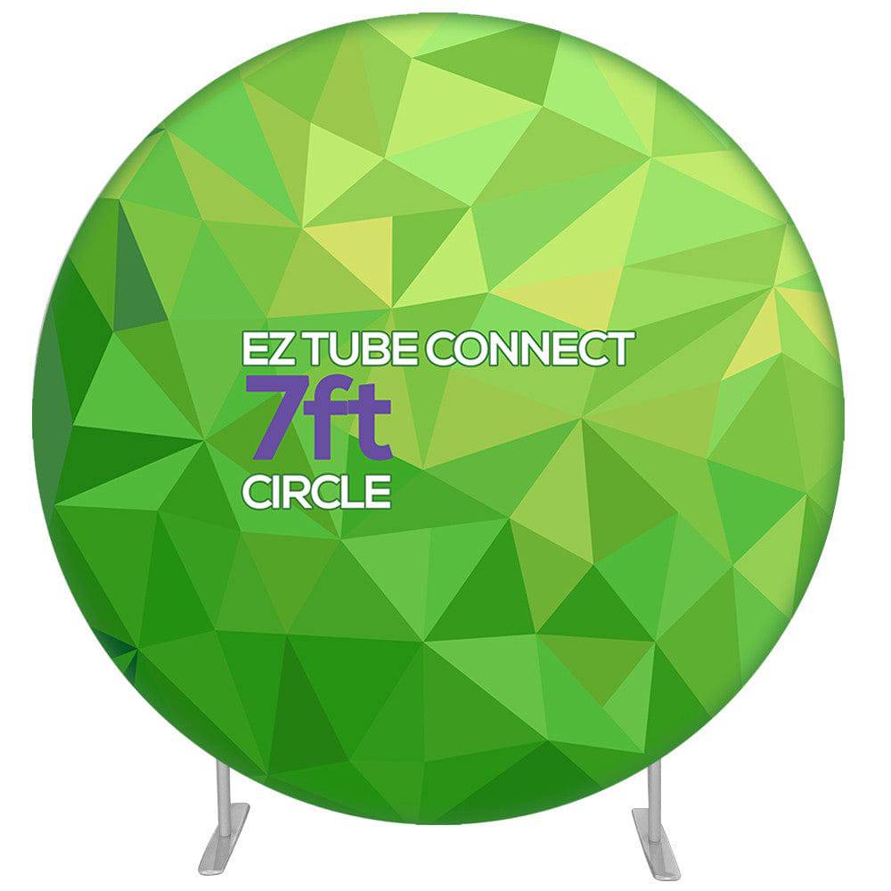 7 ft. EZ Tube® Connect Circle Double-Sided (Graphic Package) - Print Banners NYC