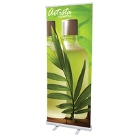 Load image into Gallery viewer, 31.5 x 80 in. Econoroll Retractable Banner Silver Stand (Graphic Package) - Print Banners NYC
