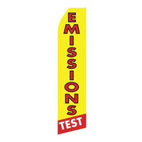 Load image into Gallery viewer, Emissions Test Econo Stock Flag - Print Banners NYC
