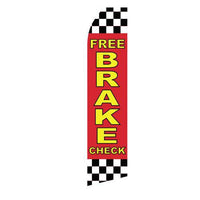 Load image into Gallery viewer, Free Brake Check Econo Stock Flag - Print Banners NYC
