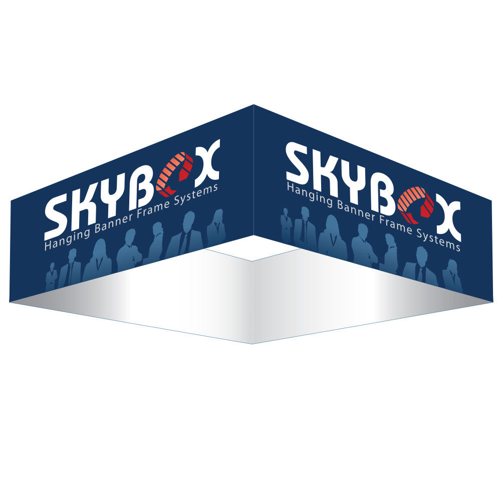 12 x 6 ft. Hanging Banner Square Single-Sided (Graphic Package) - Print Banners NYC