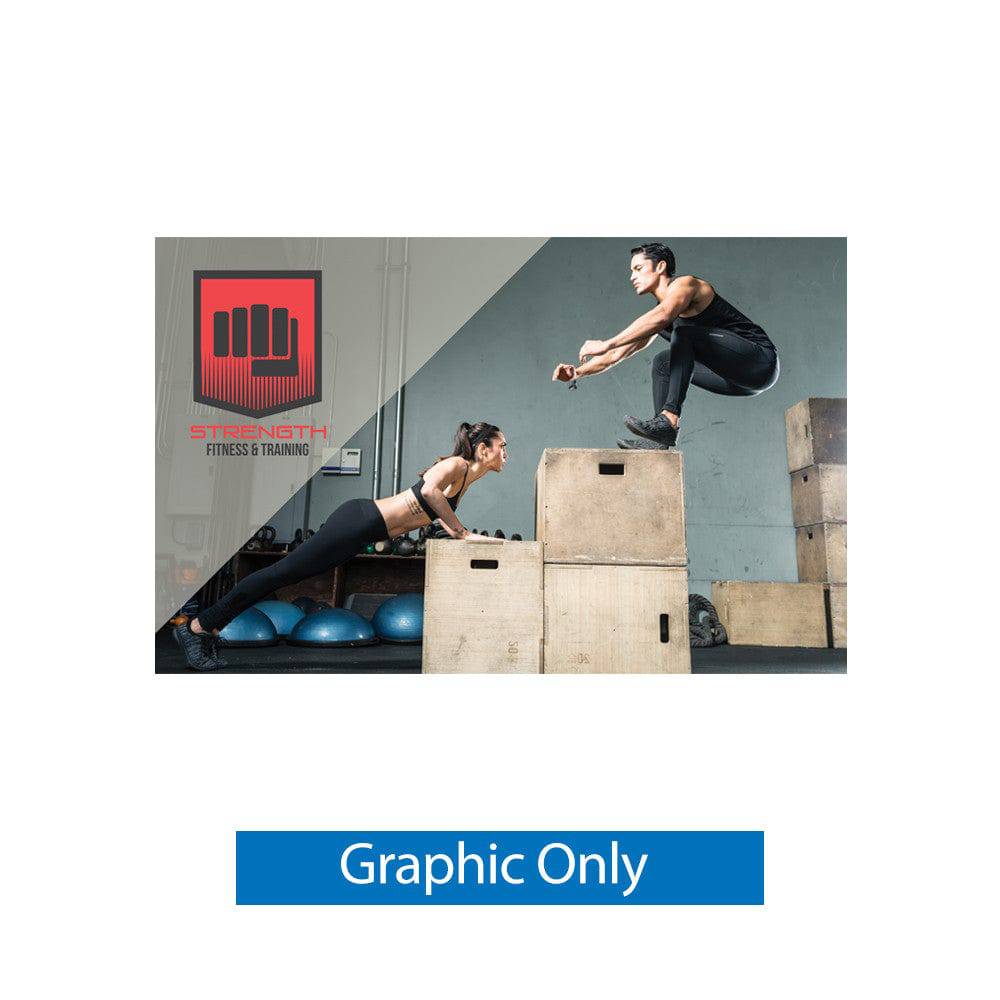 7.5 x 5 ft. Lumiere Light Wall No Lights Double-Sided (Graphic Only) - Print Banners NYC