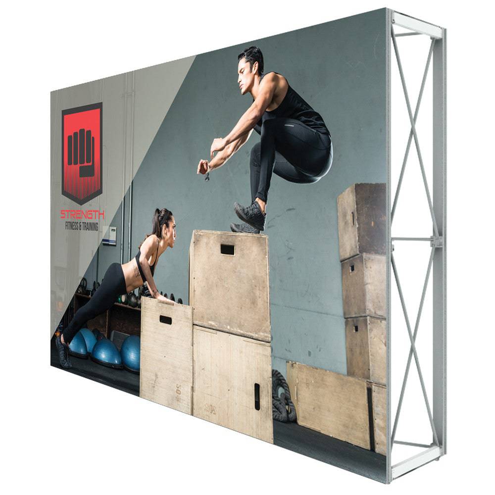 7.5 x 5 ft. Lumiere Light Wall No Lights Single-Sided (Graphic Package) - PrintBanners