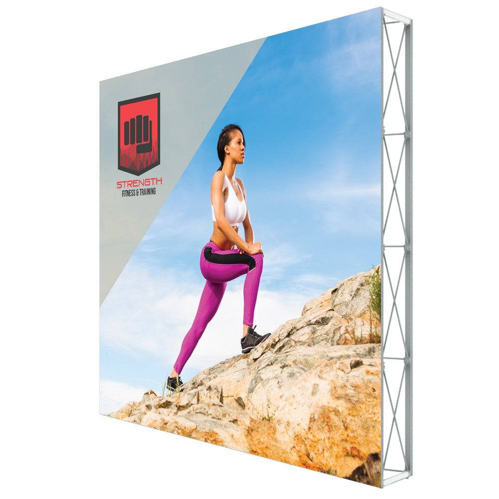10 x 10 ft. Lumiere Light Wall No Lights Single-Sided (Graphic Package) - PrintBanners