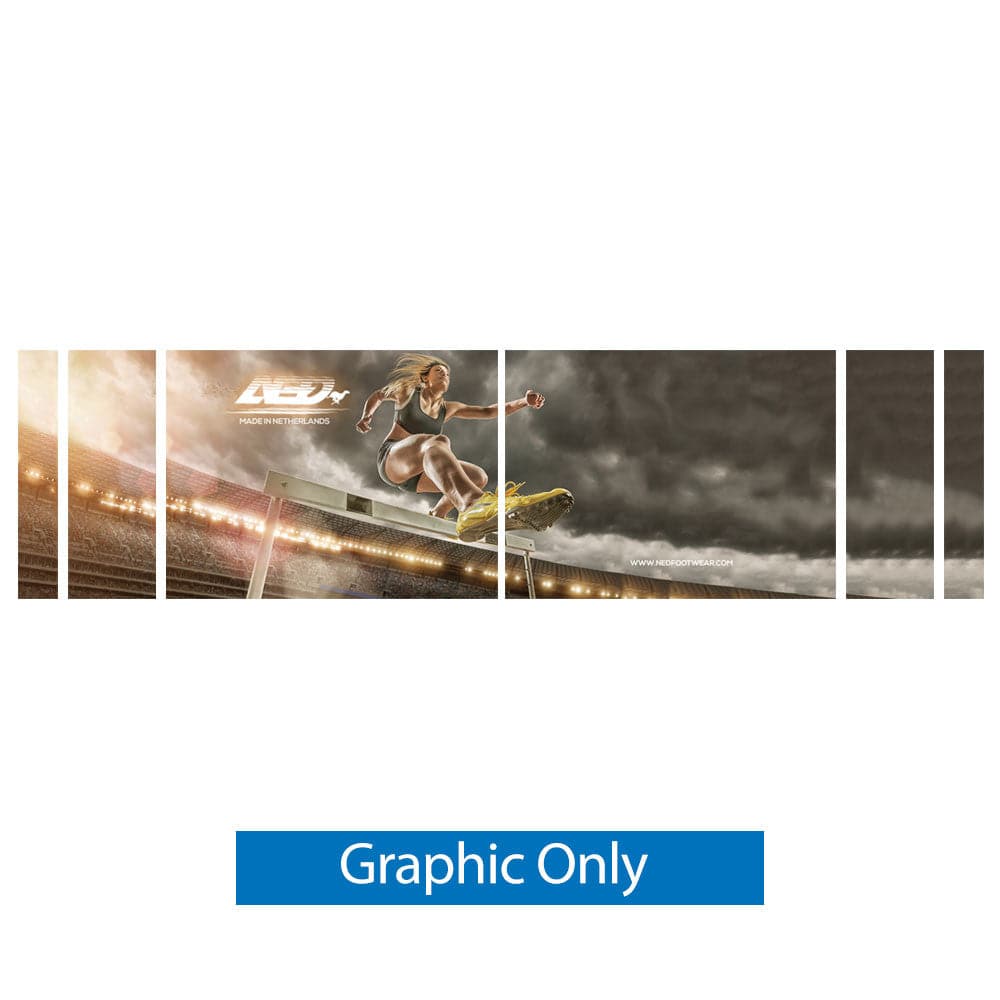 20 x 7.5 ft. Lumiere Light Wall Configuration H Double-Sided (Graphic Only) - Print Banners NYC