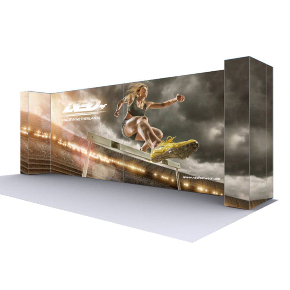 20 x 7.5ft. Lumiere Light Wall Configuration H No Lights Single-Sided (Graphic Package) - Print Banners NYC