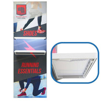 Load image into Gallery viewer, Lumiere Light Wall External Shelf with LED Light &amp; Rod (Hardware Only) - Print Banners NYC
