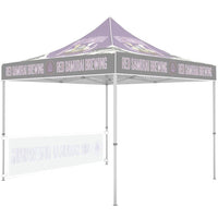 Load image into Gallery viewer, Half Wall for 10 ft. Aluminum Canopy Tent - Print Banners NYC
