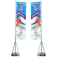 Load image into Gallery viewer, 13 ft. Mondo Flag - Print Banners NYC
