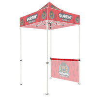 Load image into Gallery viewer, 5 ft. Steel Canopy Tent Halfwall - Print Banners NYC

