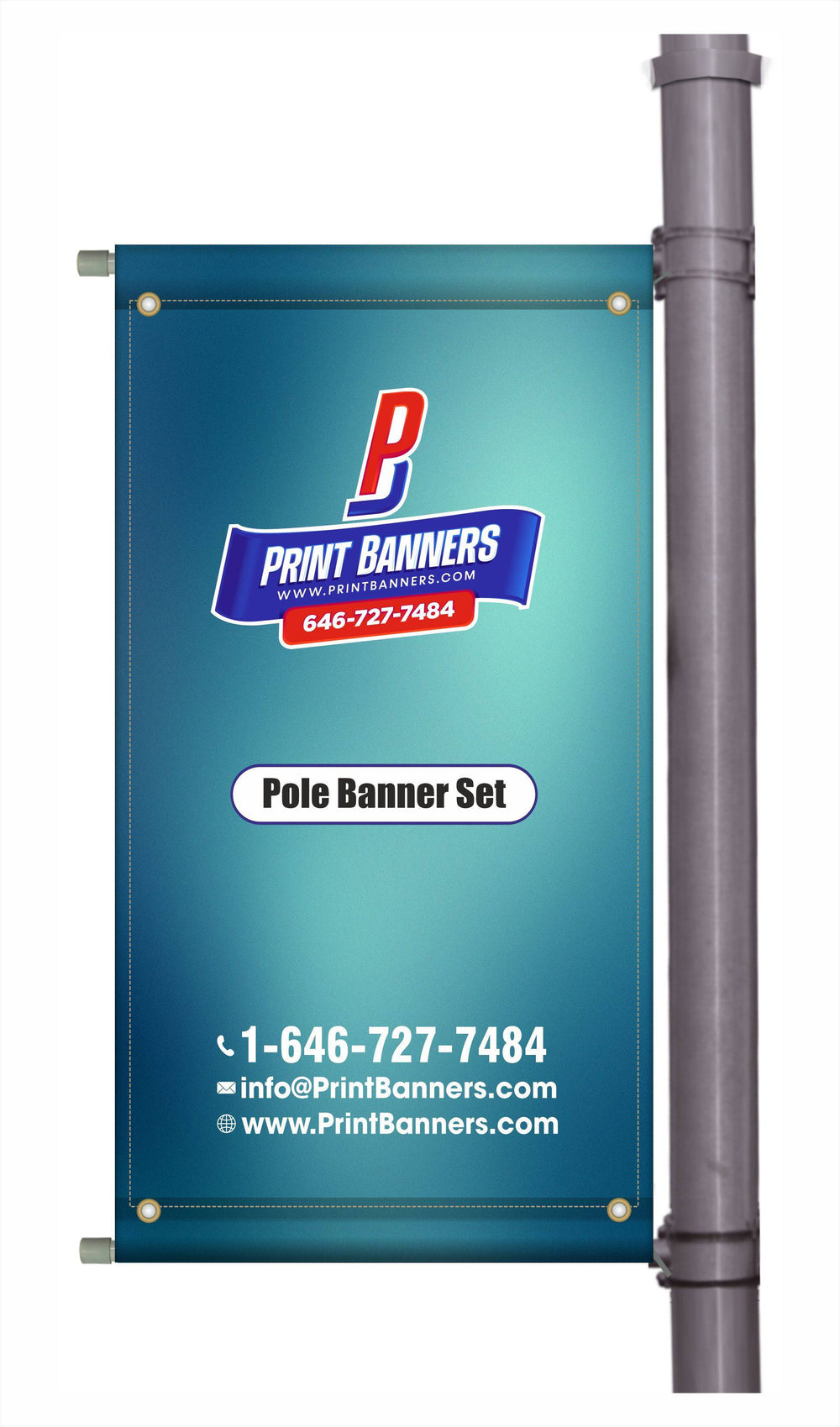 Pole Banner Set - Print Banners NYC
