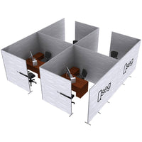 Load image into Gallery viewer, QSEG Office Partition - Print Banners NYC
