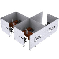 Load image into Gallery viewer, QSEG Office Partition - Print Banners NYC
