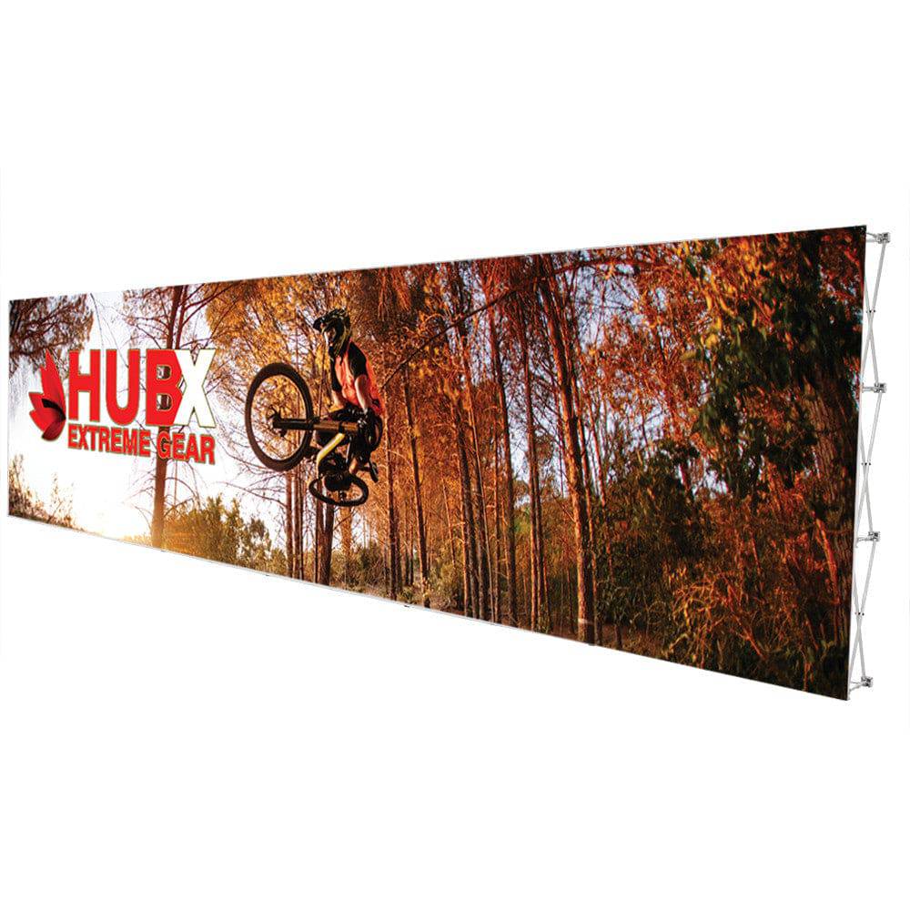 30 x 7.5 ft. RPL Fabric Pop Up Display Straight No Endcaps (Graphic Package) - Print Banners NYC