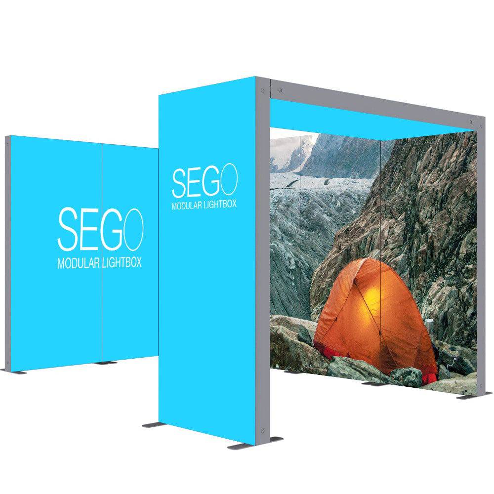 SEGO Modular Lightbox Display Configuration G Double-Sided (Graphic Package) - Print Banners NYC