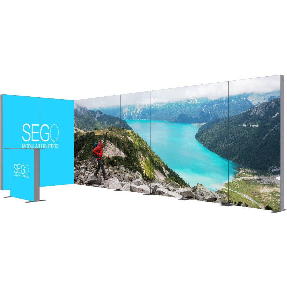 SEGO Modular Lightbox Display Configuration H Double-Sided (Graphic Package) - Print Banners NYC