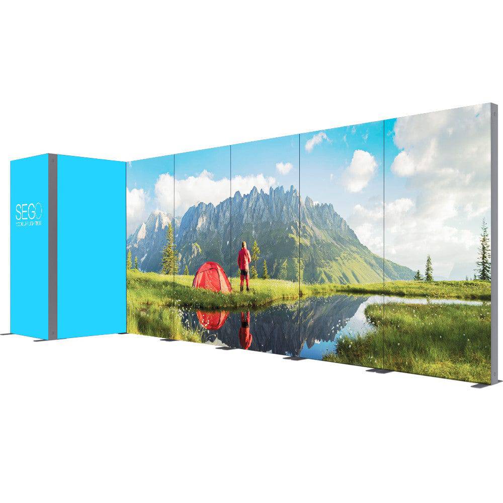 SEGO Modular Lightbox Display Configuration J Double-Sided (Graphic Package) - Print Banners NYC